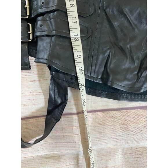 Unbranded Women's Black Faux Leather Cosplay Costume Hood - OS - Picture 4 of 7